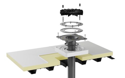 Pipelife Siphonic Drainage Siphon product open